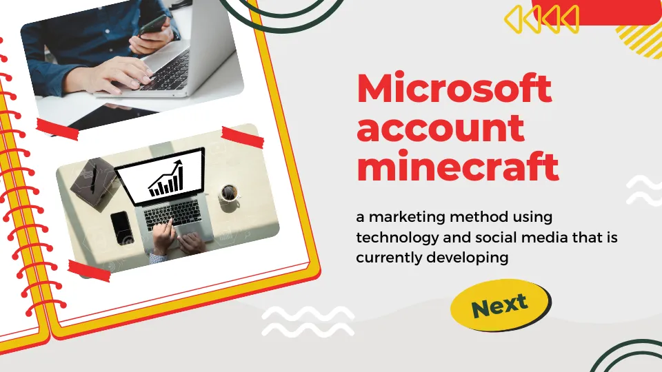 Microsoft account minecraft