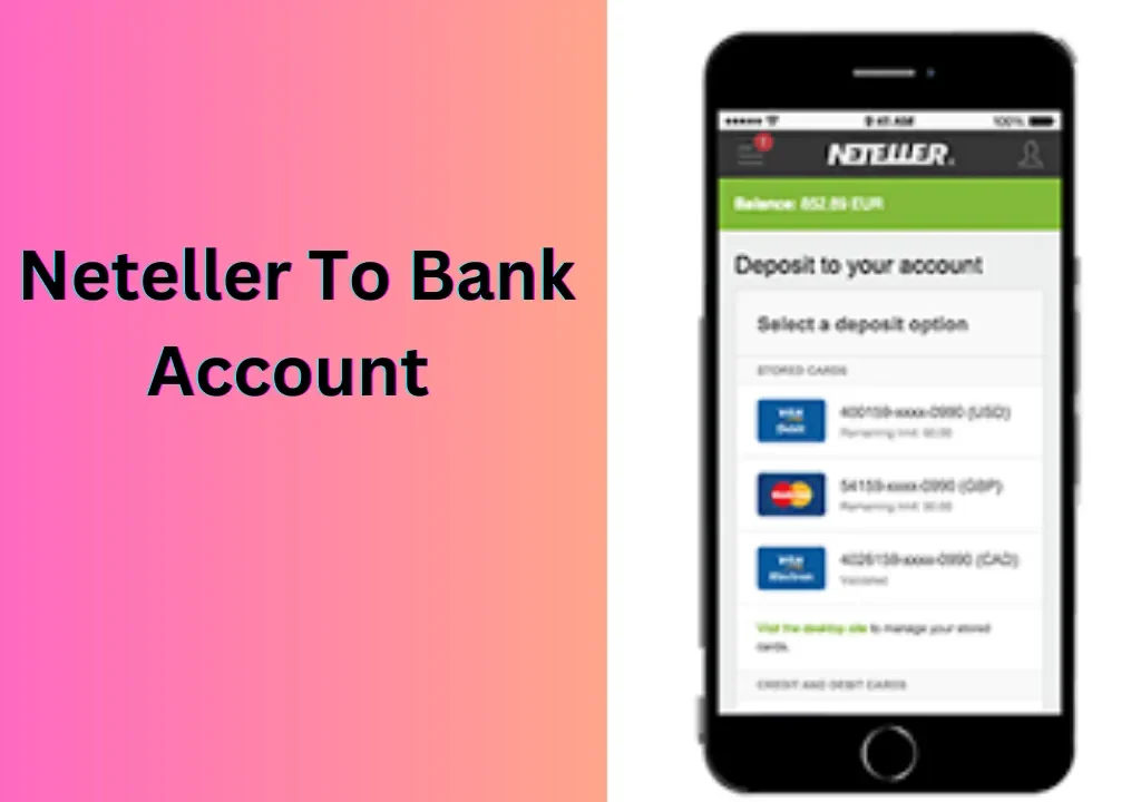 Neteller To Bank Account