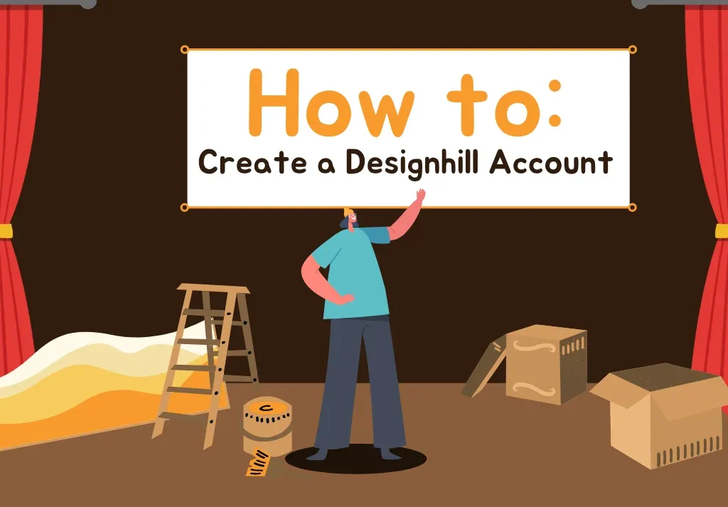 how to create a Designhill account