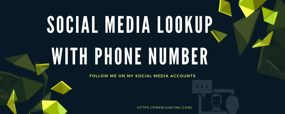 Social Media Lookup with Phone Number